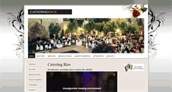 Desktop Screenshot of cateringrice.com